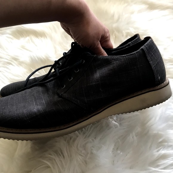 Toms Preston Casual Oxford, Men\'s Size 12 M, Brown Washed NEW MSRP $99.95 main image 4